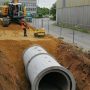 Ratingen, Dachentwässerung Werkshalle Borsigstraße