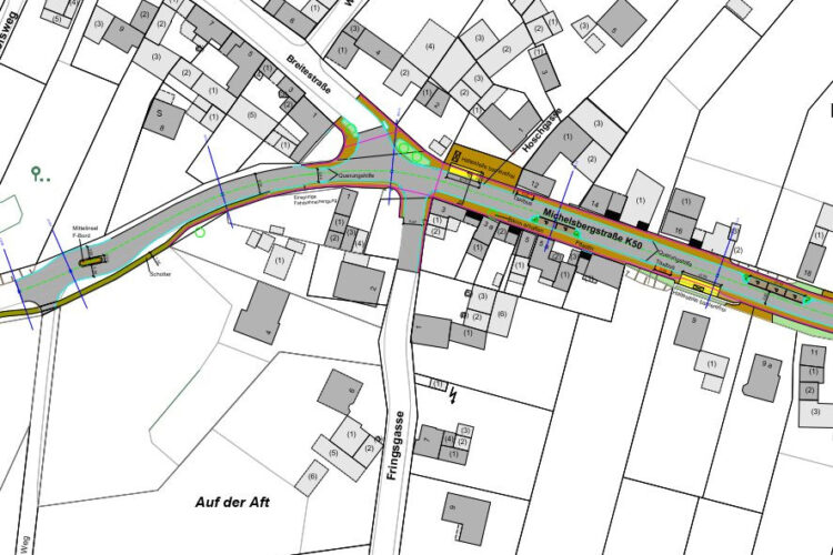 Bad Münstereifel, Ausbau K50 – Ortsdurchfahrt Mahlberg